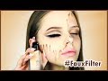 Huda Beauty FAUX FILTER inspired Halloween makeup look