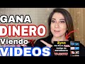 😱 Gana Dinero **VIENDO VIDEOS** $110 Fácil y RÁPIDO