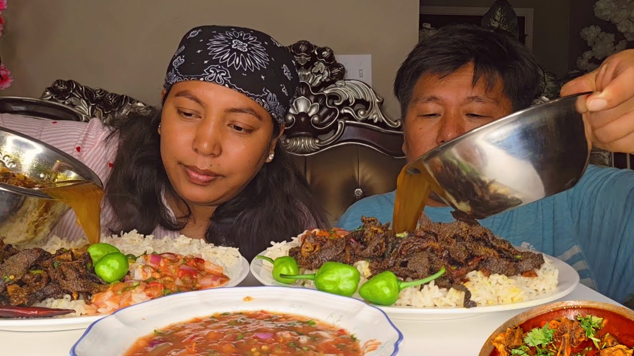Pani Jhari Ma kaam Garako la fever ayo Molai 😢/Local khasi ko tauko ko Soup/Husband Wife Mukbang.