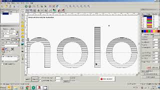 Ezcad Lazer Markalama Programı Yazı içi nasıl doldurulur Hatching nasıl Yapılır