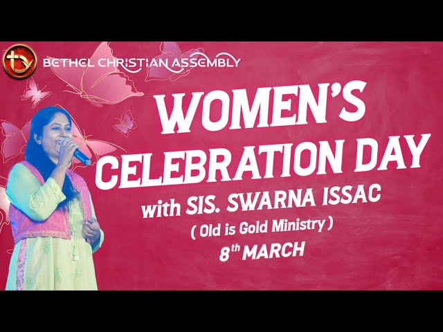 Women’s Celebration Day Worship with Sis. Swarna Issac | Old Christian Songs Tamil | BCA Church class=