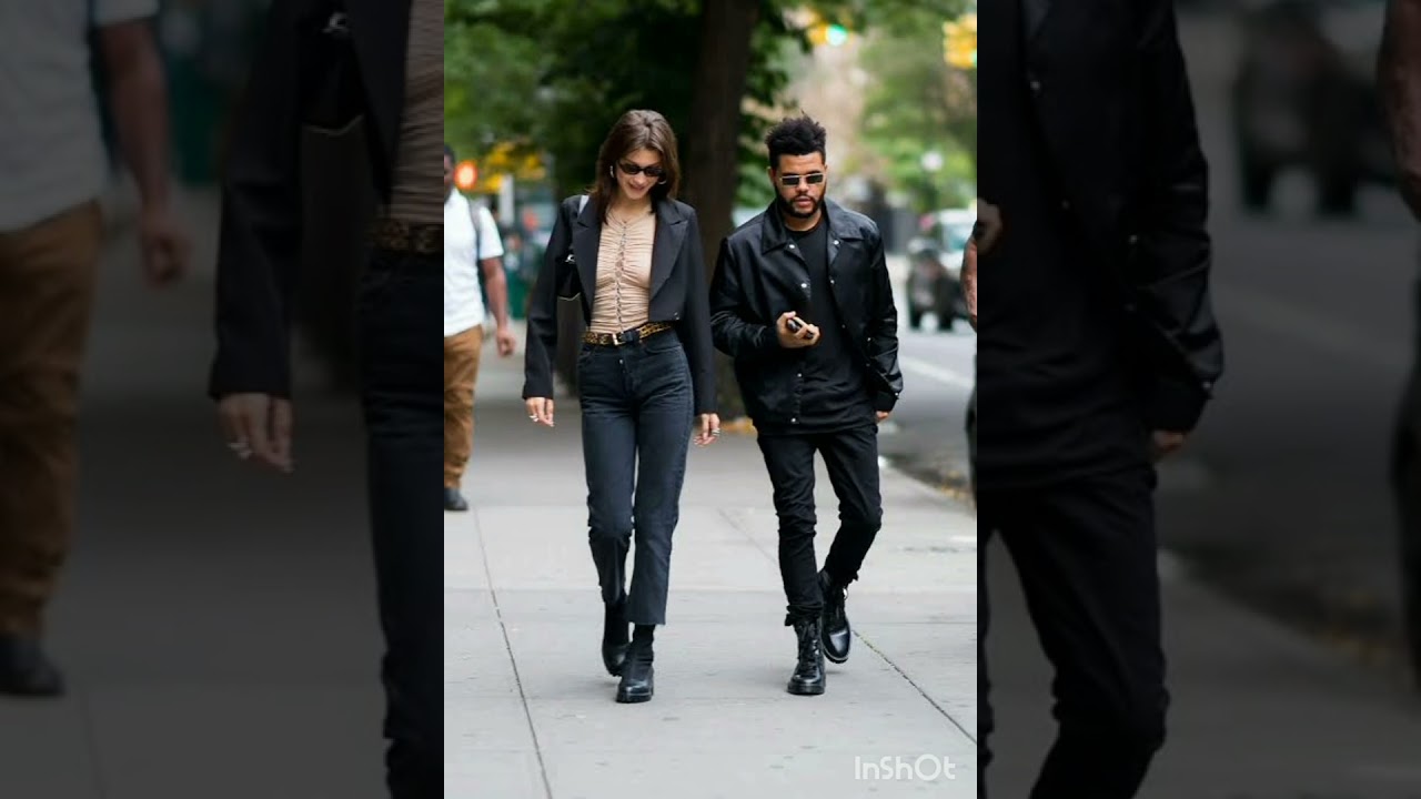 Bella Hadid and The Weeknd Street Style