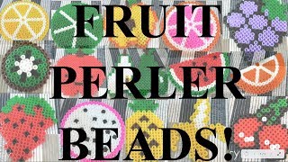 Ethan's Fruit Perler Beads Collection | Sessions with Ethan