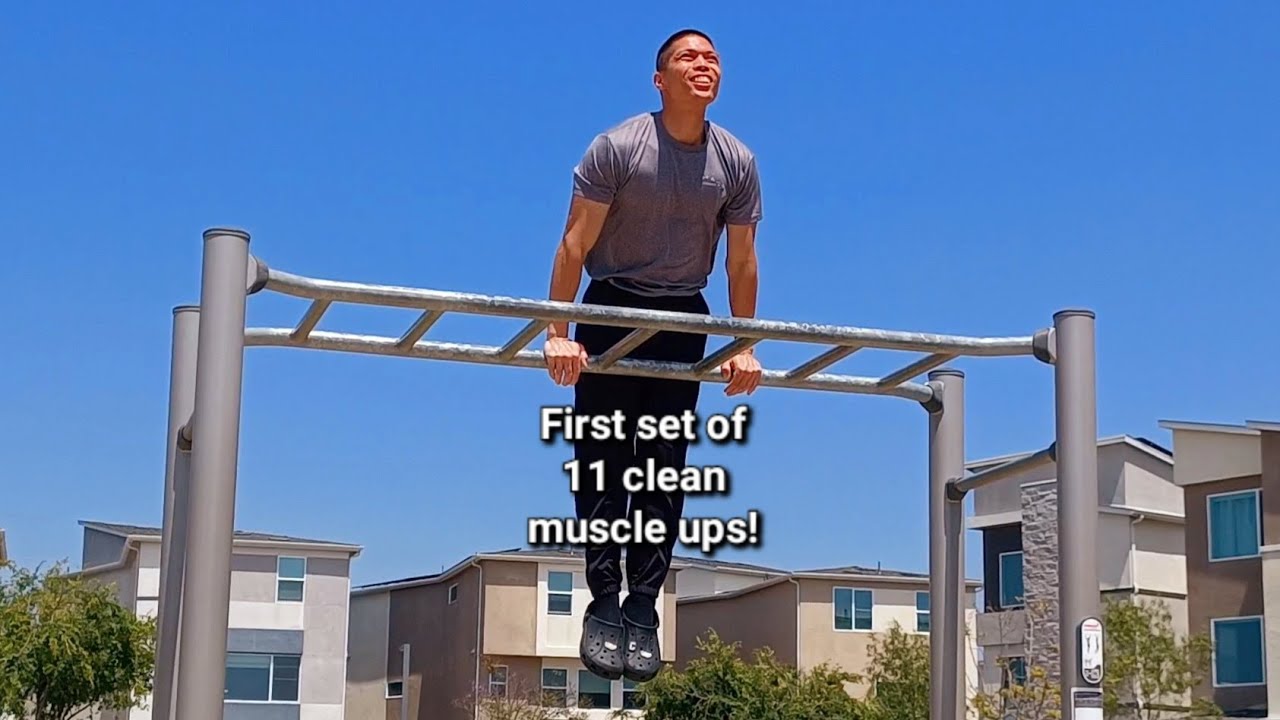 First set of 11 clean muscle ups! - YouTube