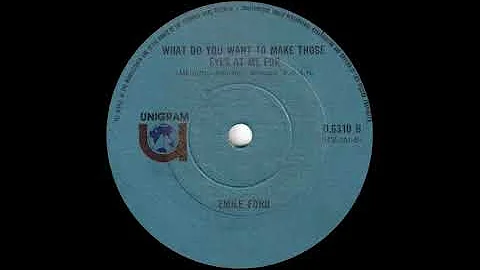 Emile Ford - What Do You Want To Make Those Eyes At Me For (1977)
