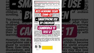 IELTS Academic Essay (Band 8) - Smartphone Use by Children #ieltsessay #ieltswithparveenkhanna
