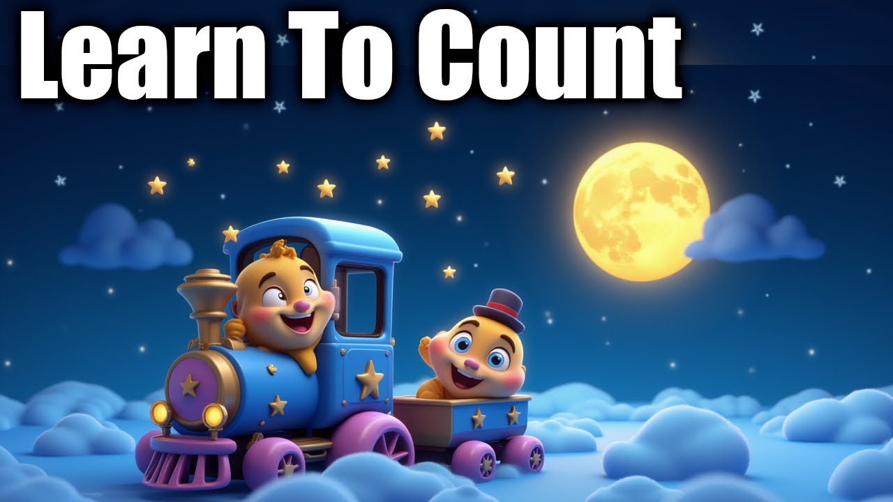 Count with the Moon Fun Counting Song for Kids & Toddlers