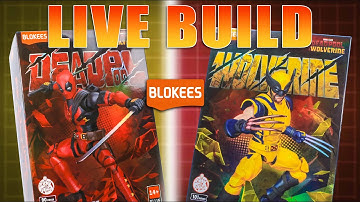 LIVE BUILDING Blokees Marvel DEADPOOL & WOLVERINE (Champion Class Model Kits)
