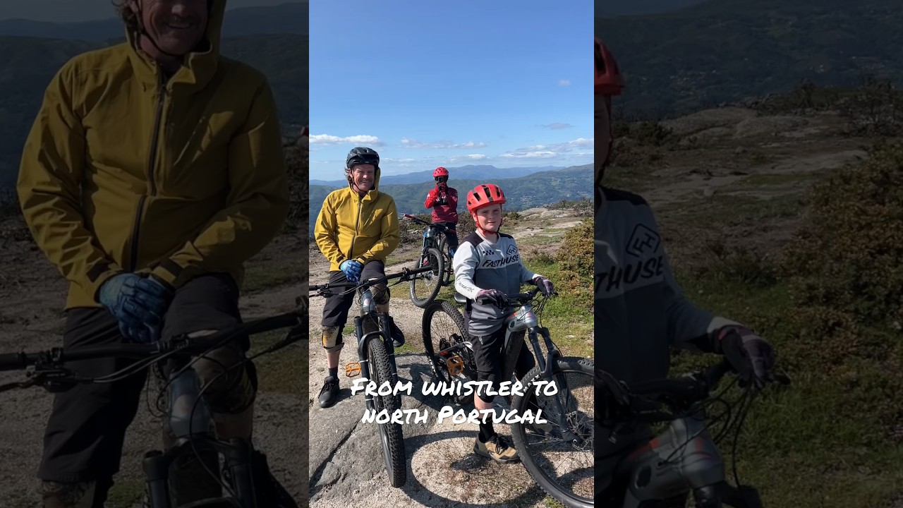 Dash 11y from whistler ripping  trails in North of Portugal with Weride