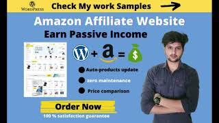 II will create amazon affiliate marketing autopilot website with autoblog —