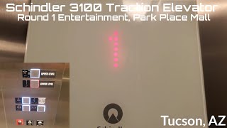 [FIGS!] Schindler 3100/3300 Traction Elevator @ Round 1 Entertainment, Park Place Mall, Tucson, AZ