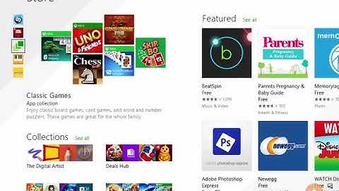 Windows Store Apps and Navigation Features in windows 8.1