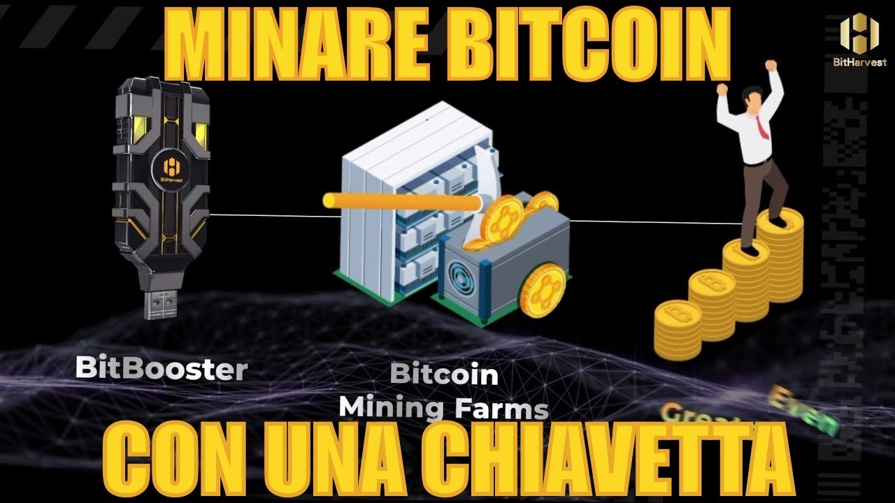 MINARE BITCOIN Con Una Chivetta USB | Ecco Come Funziona il BitBooster E  Quanto Si Guadagna