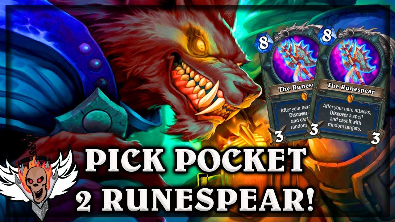 Hearthstone ~ Pickpocket 2 Runespear ~ The Witchwood