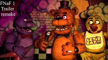 (FNAF/Blender) Five Nights At Freddy’s 1 Trailer Remake (First blender animation)