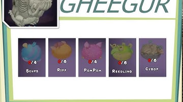 Which monster eggs does The Wublins need? [Statistics] - My Singing Monsters