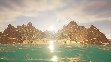 Island Environment. Unreal Engine 4