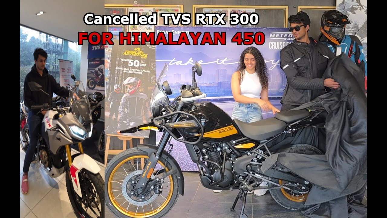 Заказ на TVS RTX 300 отменен, вместо него получен Himalayan 450 - 2026 год | #задержка #плохойопы...