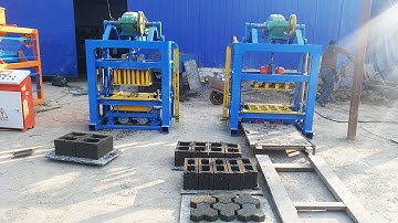 qtj4 40 small manual cement concrete hollow block moulding machine for sale with low price