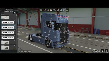 ETS2 Dutch or R style lightbox sign for Scania NG