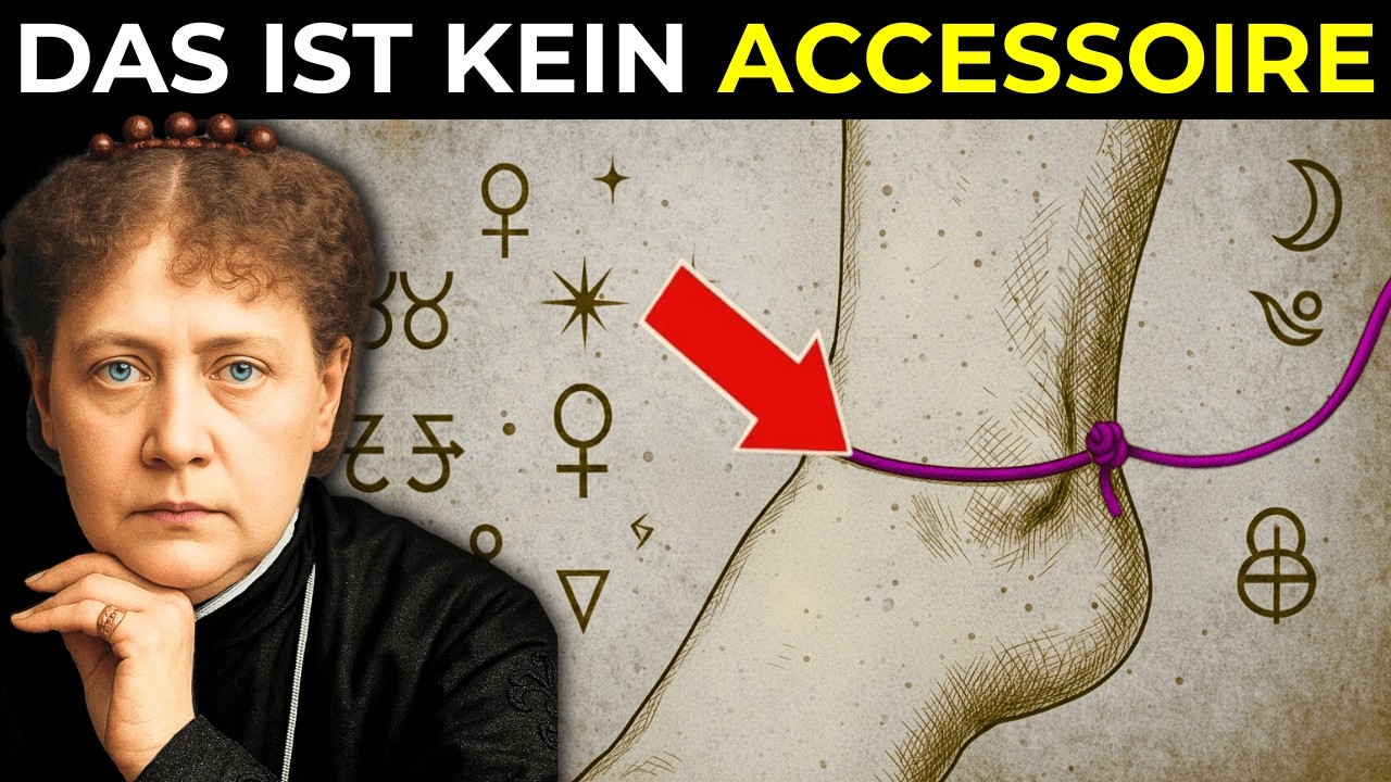 Das Geheimnis des Lila Fadens am Knöchel