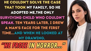 A Detective Adopted Me After My Family Was Murdered — 10 Years Later, He Froze at My Drawing…