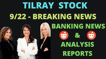 Tilray Stock : TLRY Stock Price Prediction Update - Analysis News, Congress Banking Update (9/22)