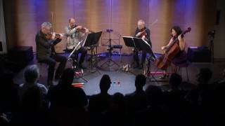 Kronos Quartet performs Aleksandra Vrebalov’s “Live from the USA”