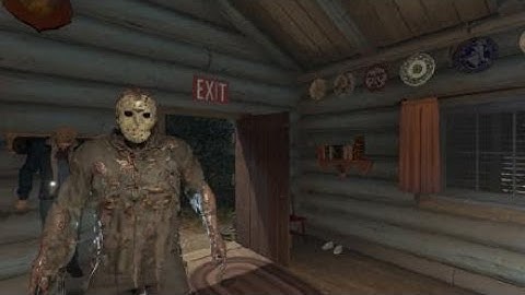 Friday the 13th: The Game. Part 7 Jason kill.  Tommy Jarvis just hangin around.Lol!
