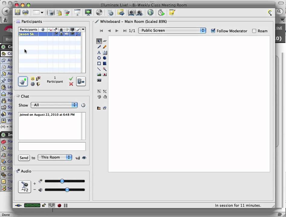 OLIT 483 Module 1: Elluminate Log In & Audio Settings Wizard