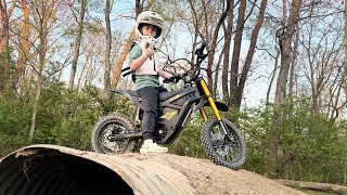 New ELECTRIC PITBIKE!! Backyard Ripping! Freego Electric bike put to the test!! 