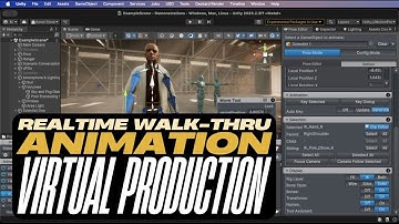 Realtime Work Session | Unity Animation For Virtual Production
