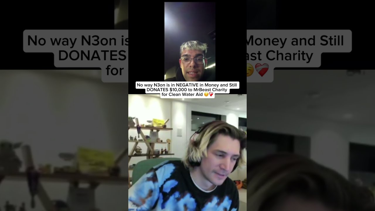No Way N3on Is In NEGATIVE Money And Still DONATES 10 000 To MrBeast Charity For Clean Water Aid