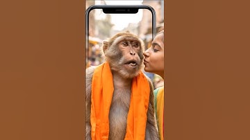 Ai sc monkey vlog kaise banaye | How to  google Gamini and veo 3 #monkeyvlog #trending #viral