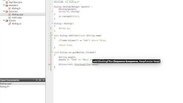 C++ Qt 125 - QtConcurrent Filter