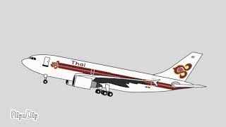 Thai Airways International Flight 261 - Crash Animation 