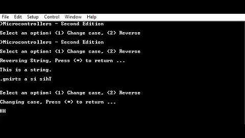 RS232 Lab Demonstration