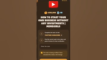 Memefi Video Code How to Start Your Own Business without Any investments #memefisecretcode