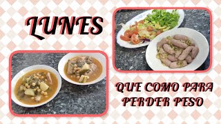 Que Como Para Perder Peso Con Recetas Lunes