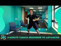 Beginner to advanced tabata follow along workout only 4 minutes