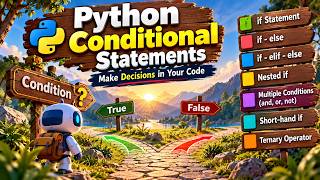 Python Conditional Statements Explained | if, if-else, elif, Nested if | Python Tutorial