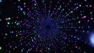 4 Hours Colorful Particle Starfield | Silent 4K Neon Bokeh Screensaver & Ambient Loop screenshot 4