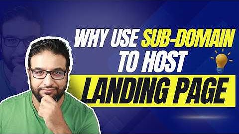 Waarom subdomeinen gebruiken voor het hosten van landingspagina