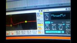 Ableton Max For Live Lfo And Eq8 - Watery Bubbles To Any Sound.