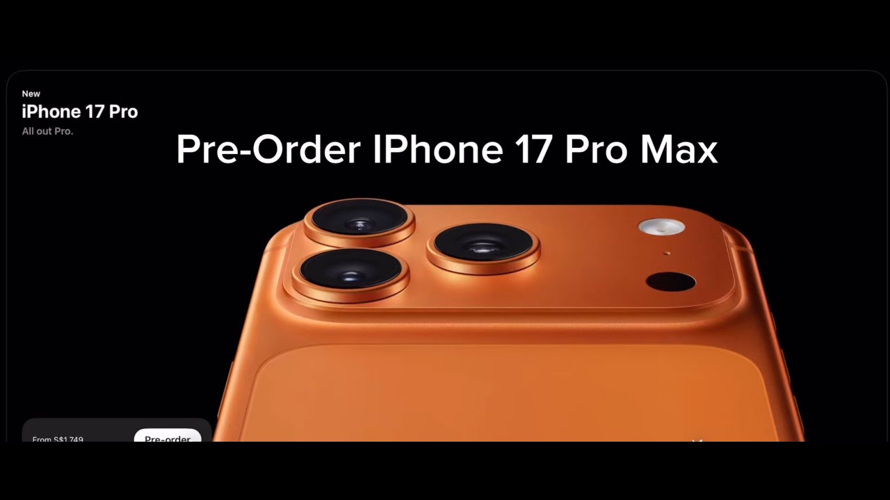 Pre-Order iPhone 17 Pro Max from Apple Store (Step by Step Guide)