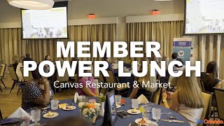 Power Lunch at Canvas Restaurant Market Visit Orlando