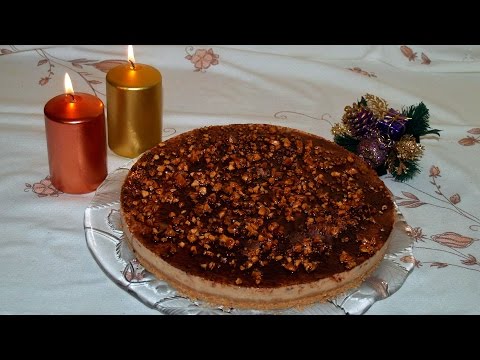 Tarta de turrón sin horno