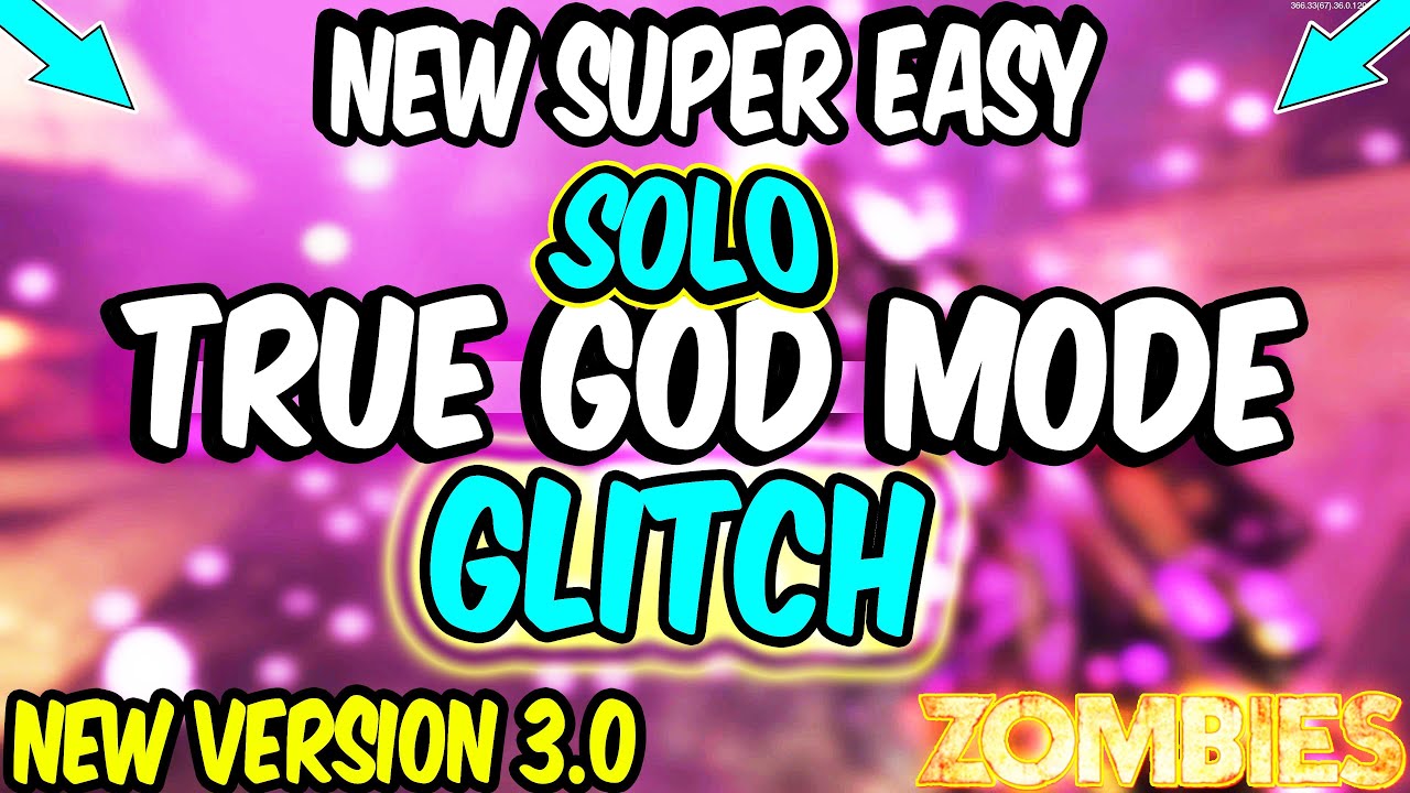 Cold War ZOMBIE Glitches: New Easy SOLO true GOD MODE GLITCH After All Hotfixes Black Ops Zombies