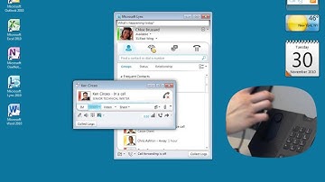 Microsoft Lync 2010 Answer a call