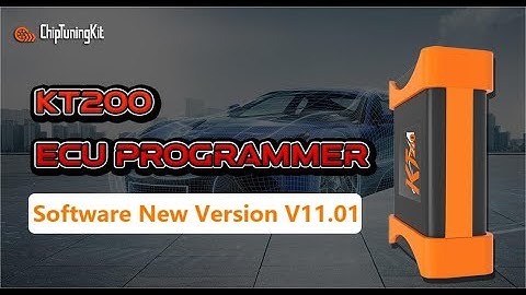 KT200 Software New Version V11.01 Installation Guide
